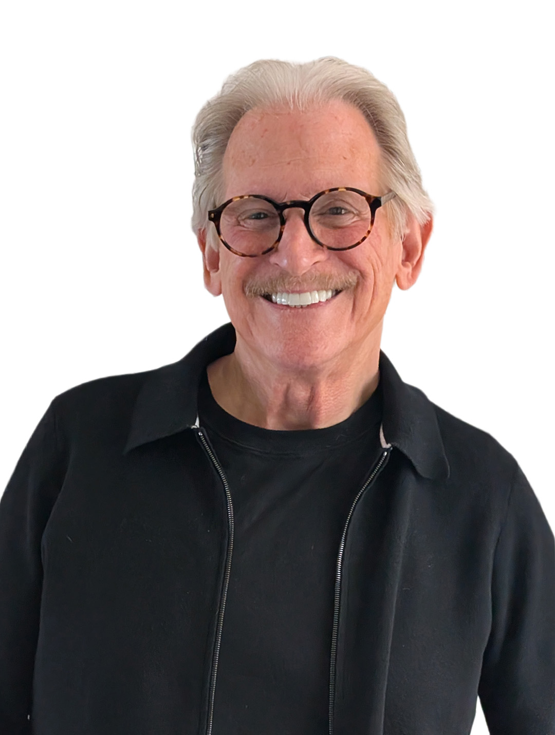 Harvey Smith in front of a blank wall